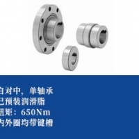 单轴承钢球式超越离合器-内外侧均带键槽