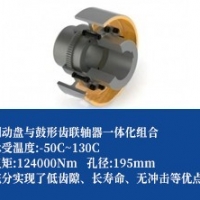 鼓形齿联轴器+制动轮