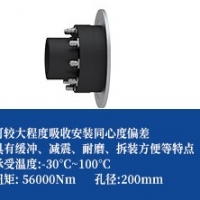 梅花弹性联轴器+制动盘